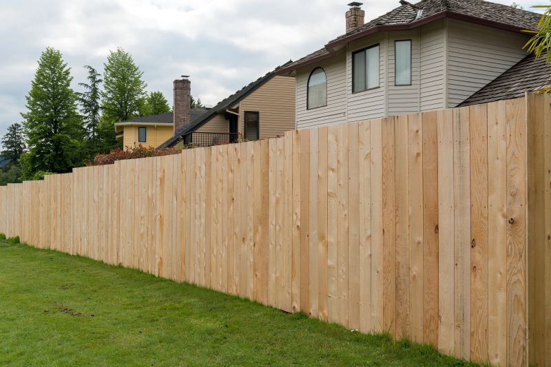 Finished Residential Fence